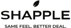 SHAPPLE logo – Same Feel. Better Deal.